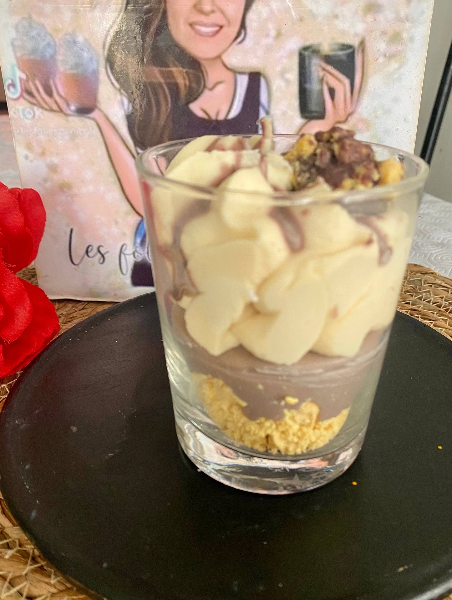 Rocher praline gourmet candle