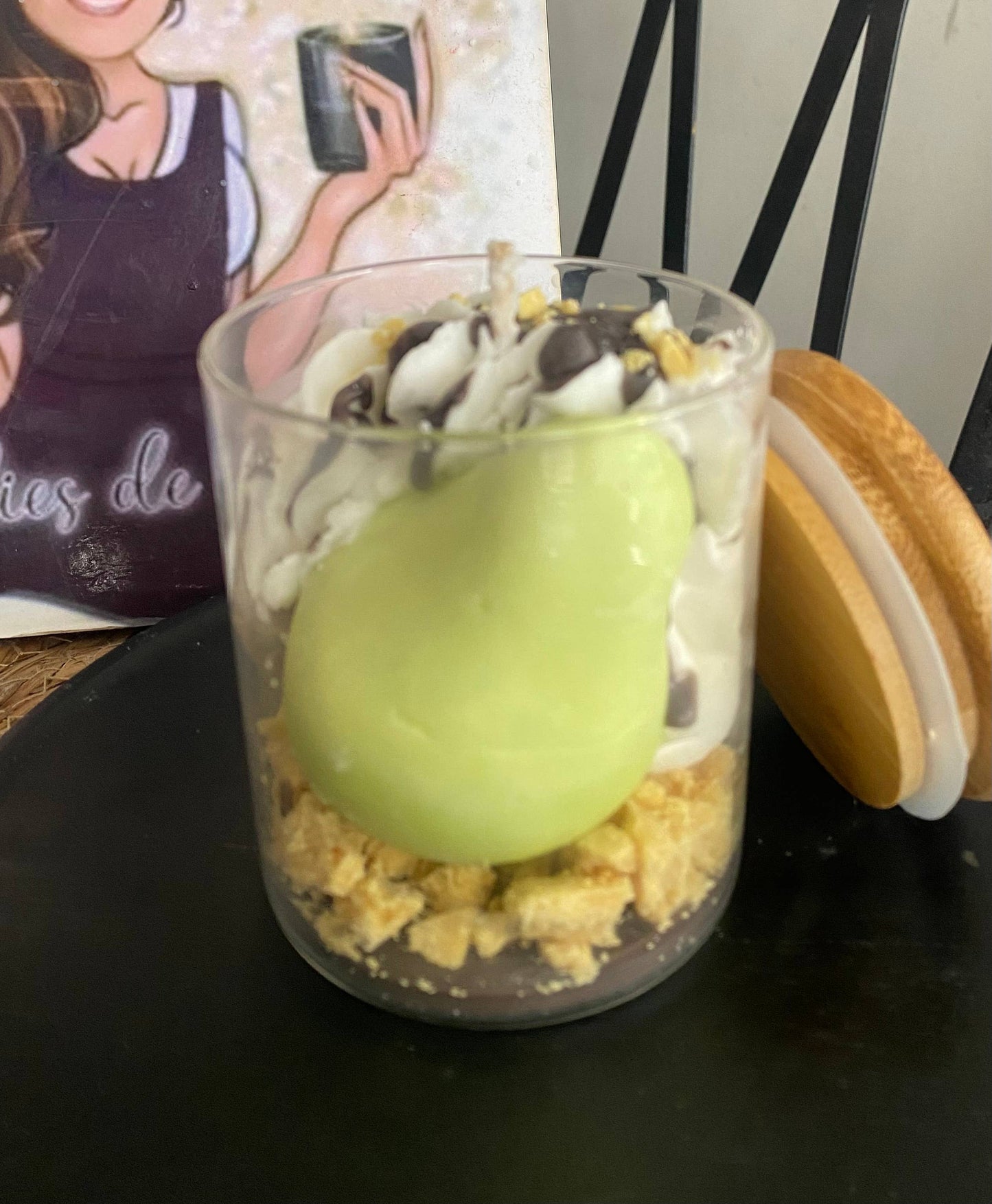 Pear gourmet candle
