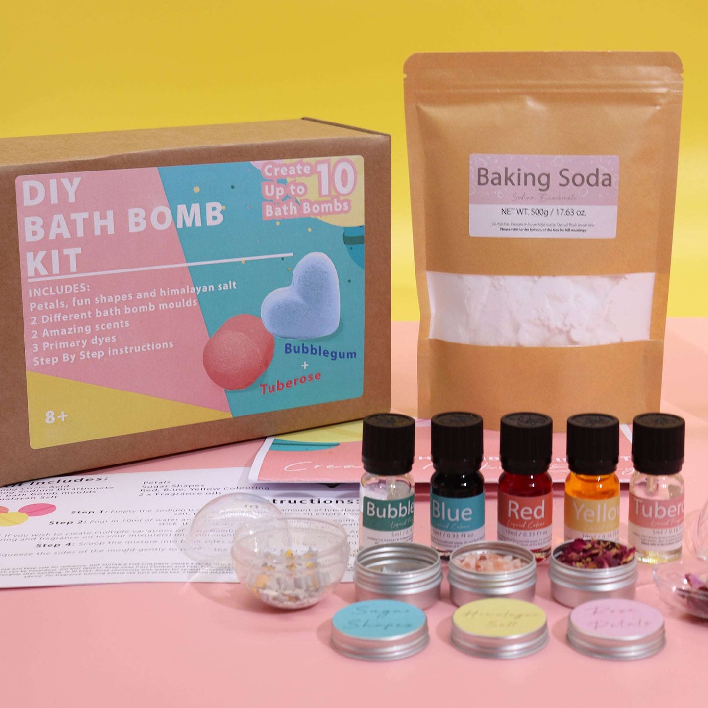 Bath Bomb Kit - Pink Lemonade & Citrus Blast
