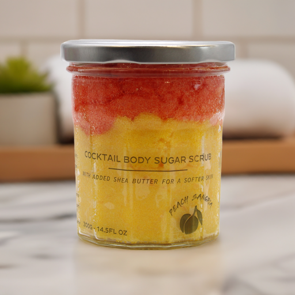Peach Sangria body scrub main image
