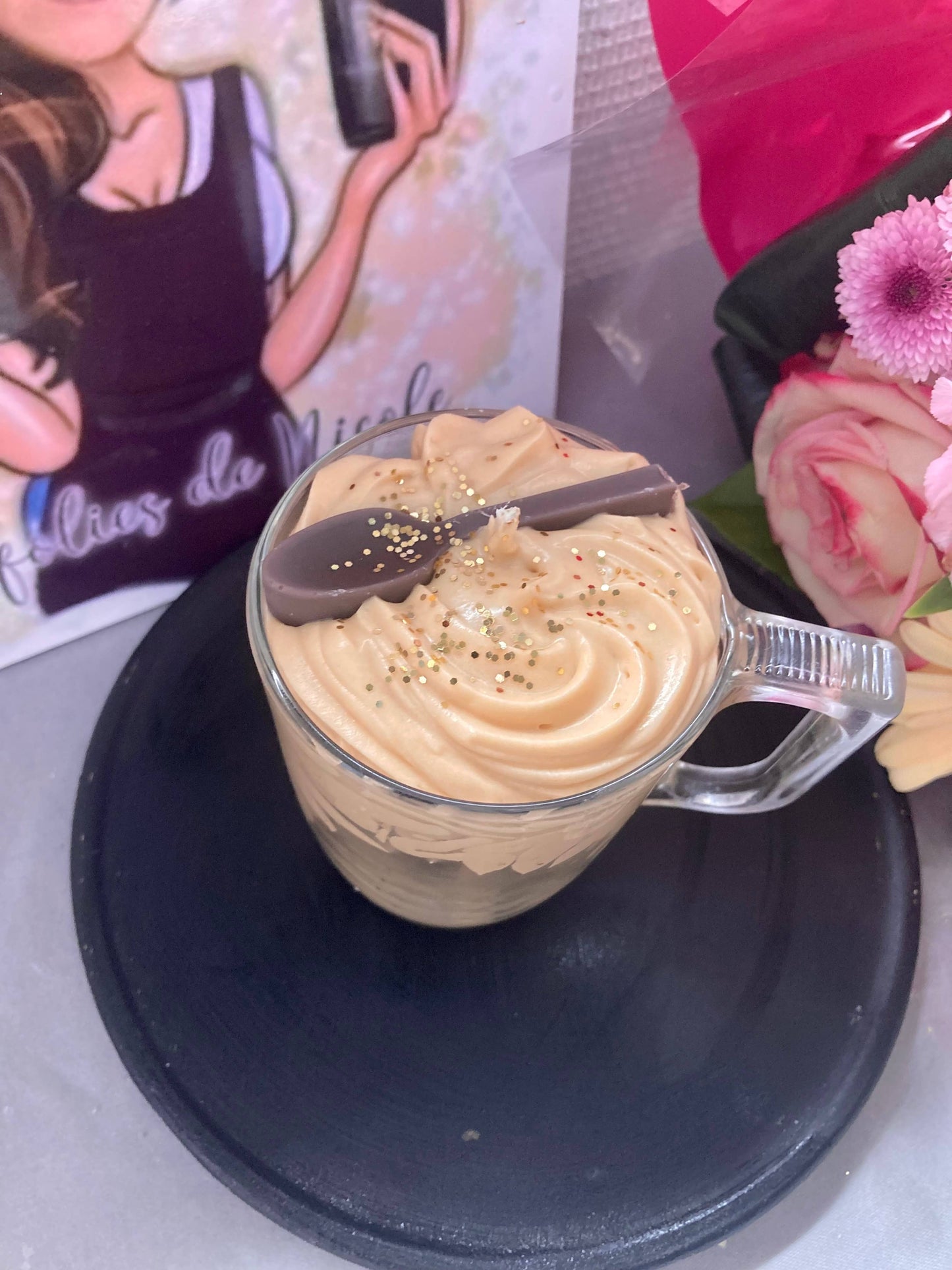 Gourmet coffee candle