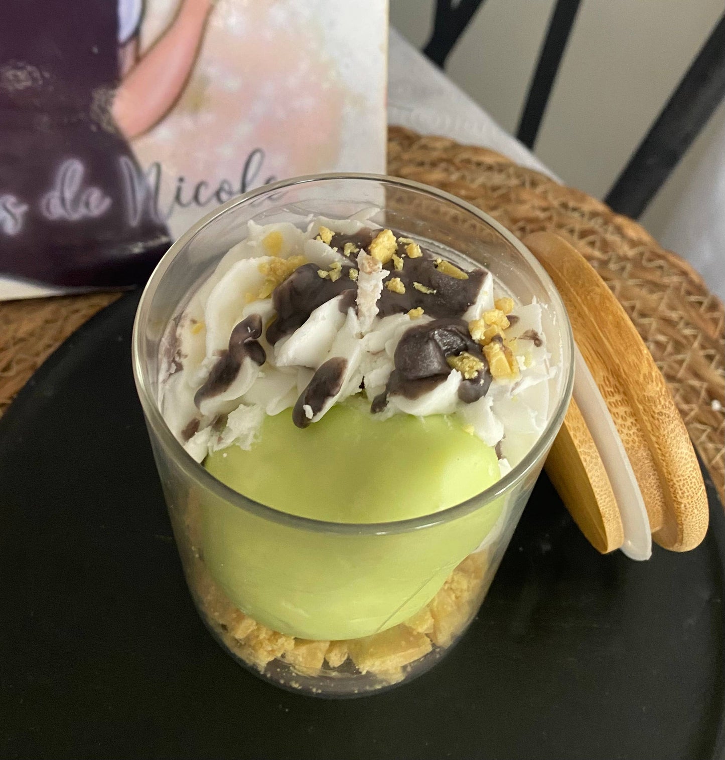 Pear gourmet candle