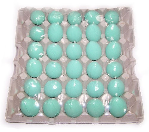 30x Bath Eggs in a Tray - Mango