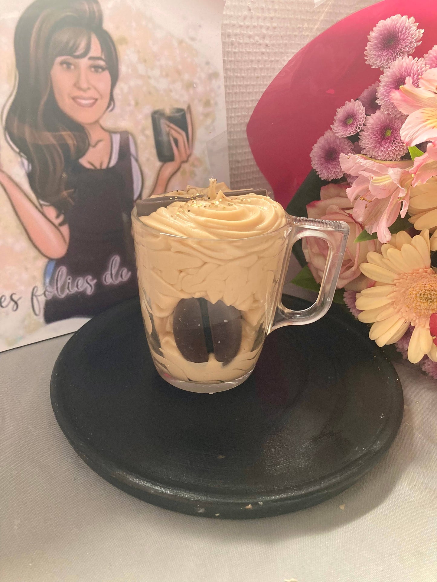 Gourmet coffee candle