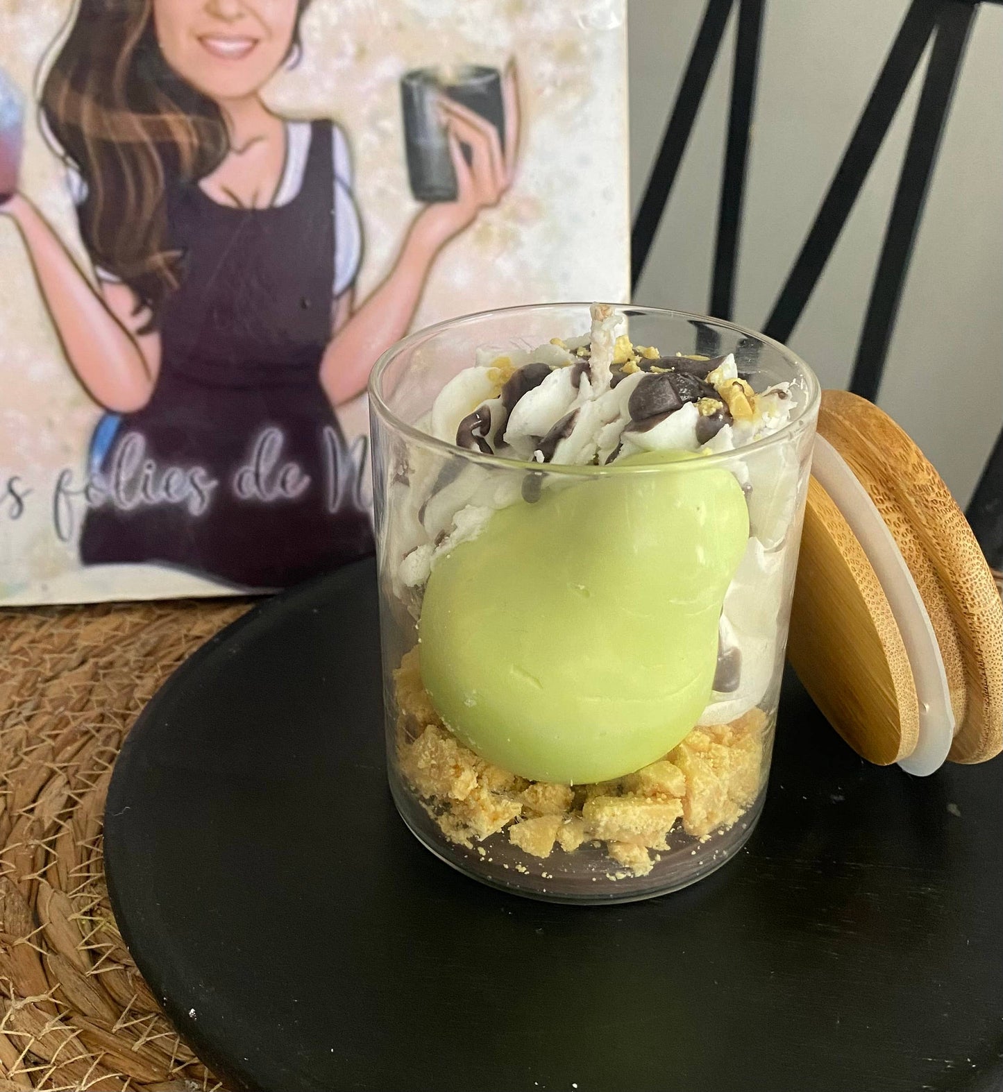 Pear gourmet candle