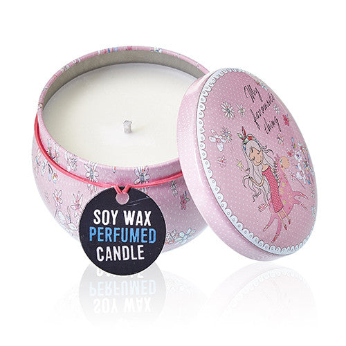 Art Tin Candle - Parma Violet