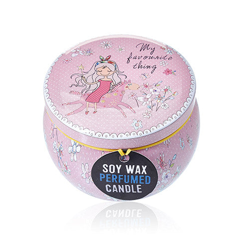 Art Tin Candle - Parma Violet