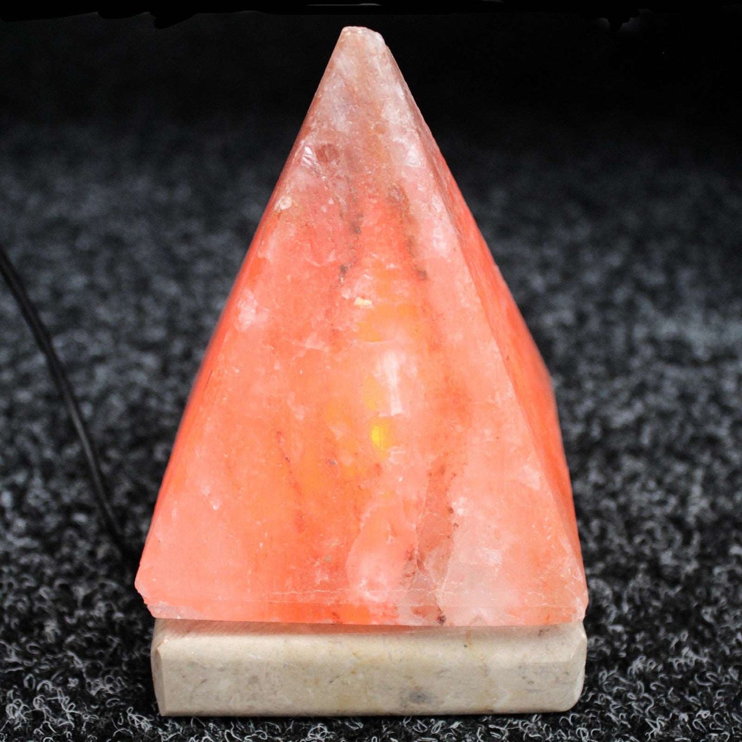 Quality USB Pyramid Salt Lamp - 9 cm
