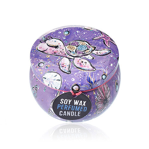 Art Tin Candle - Raspberry