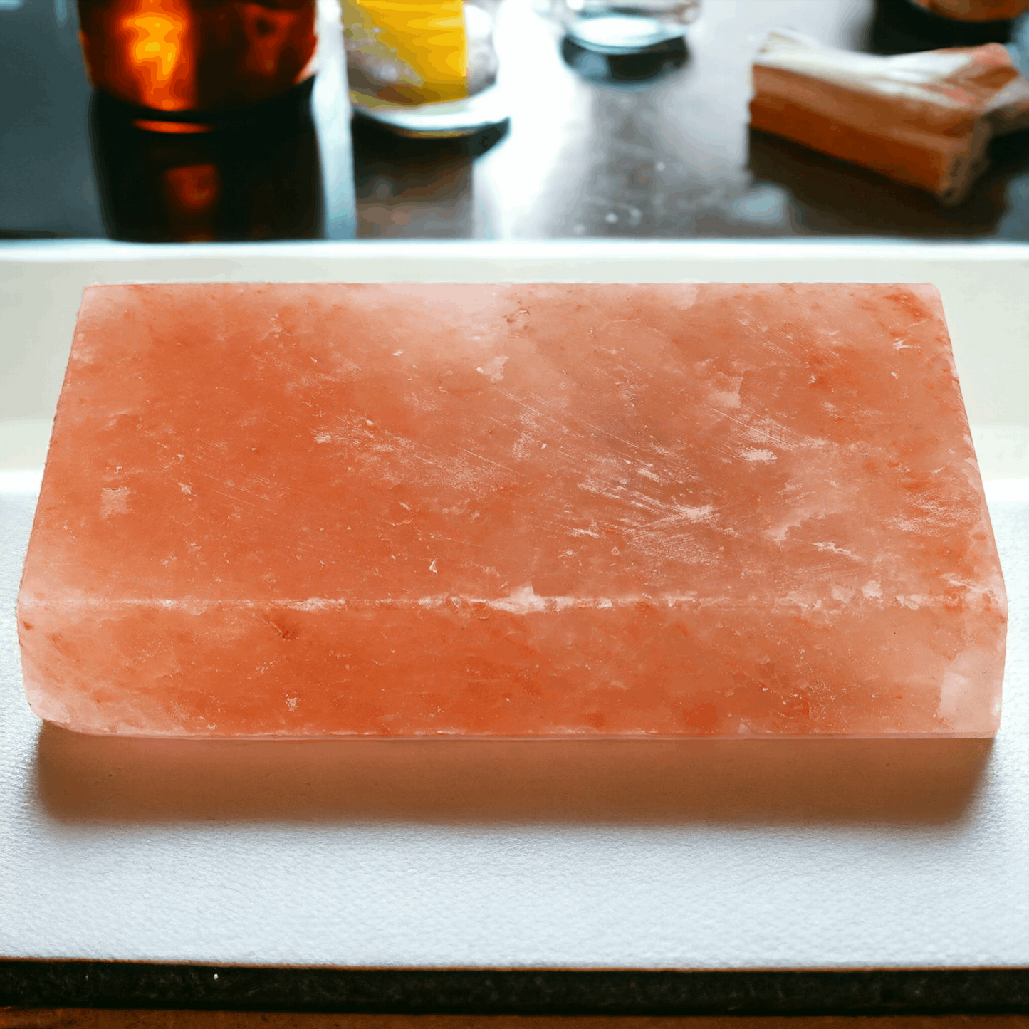 Himalayan Salt Cooking Plate - Rectangle - 30x20x5cm