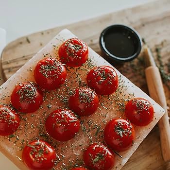 Himalayan Salt Cooking Plate - Square - 20x20x5cm