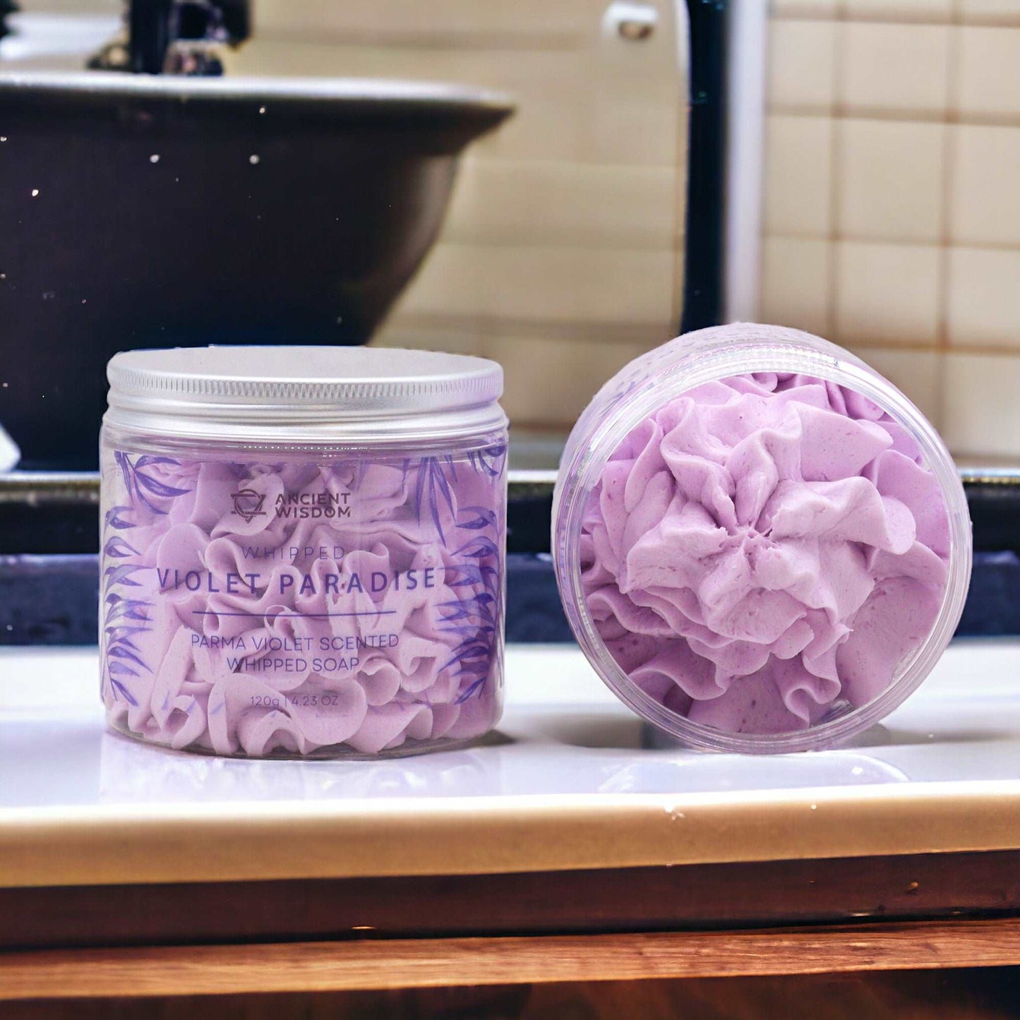 Parma Violet Whipped Cream Soap 120g