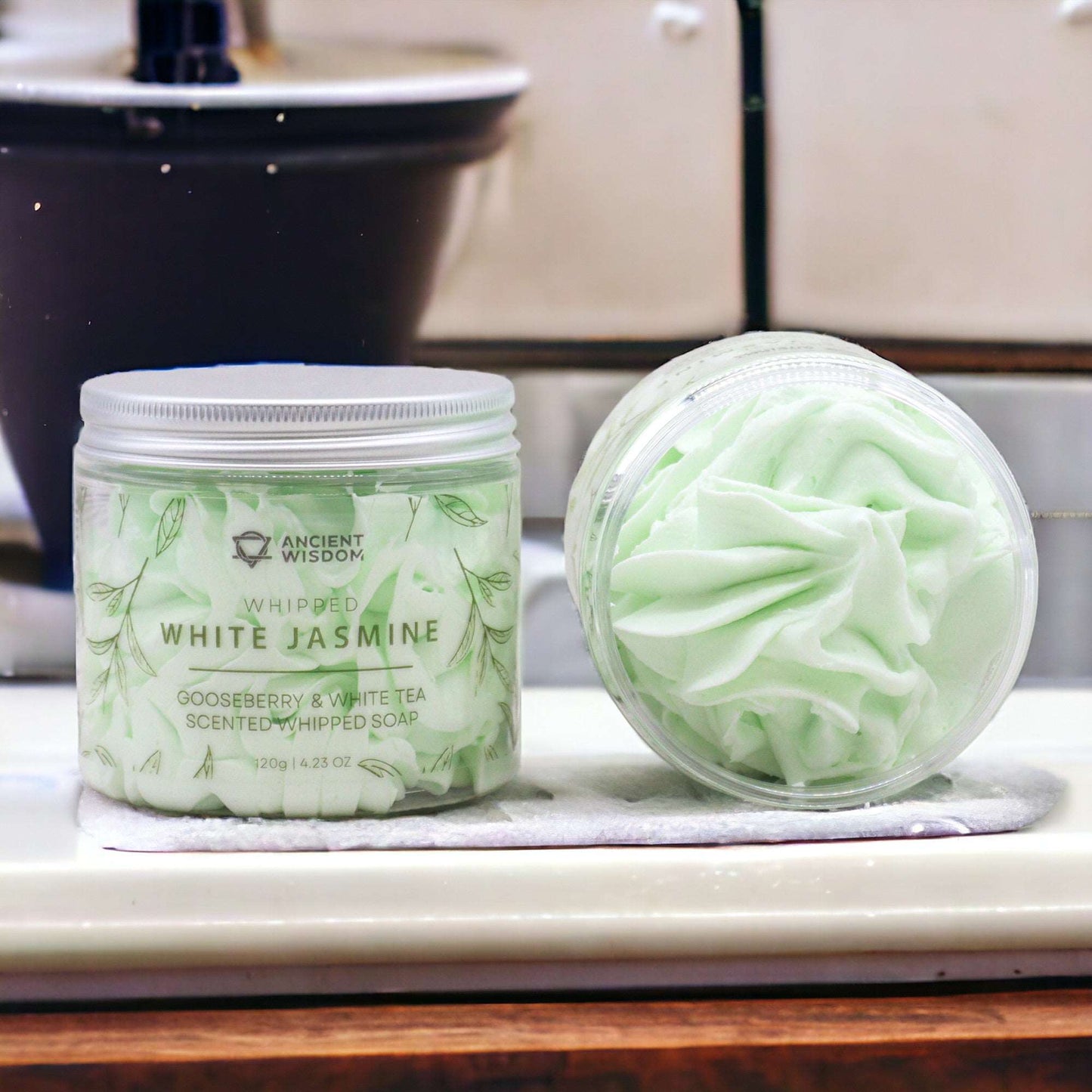 Gooseberry & White Tea Whipped Cream Soap 120g