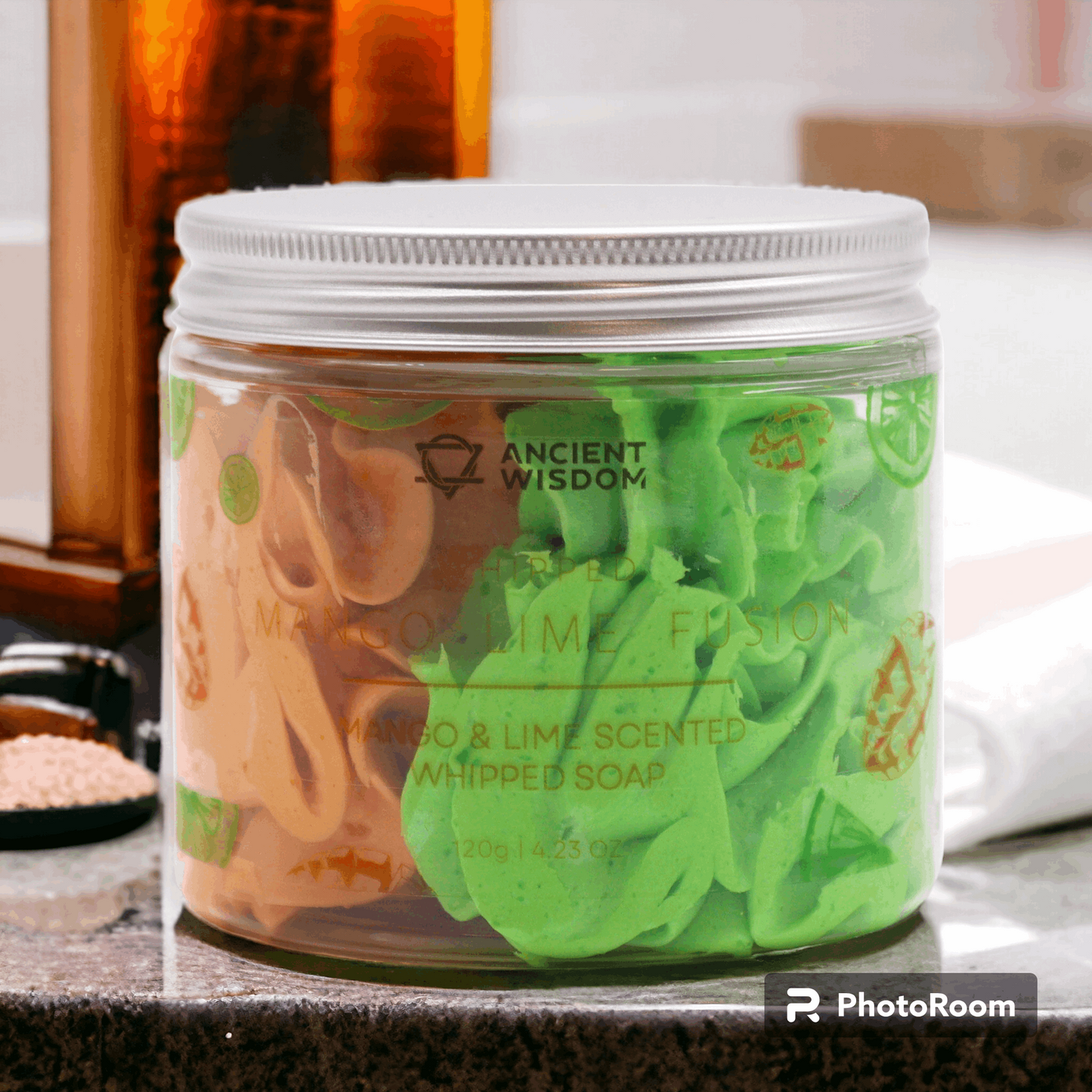 Mango & Lime Whipped Cream Soap 120g