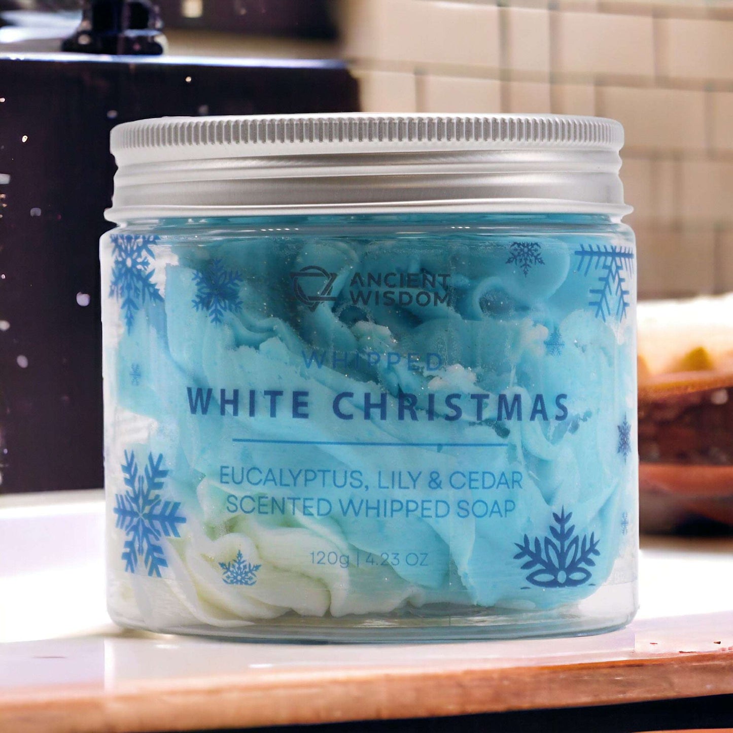 White Christmas Whipped Cream Soap 120g