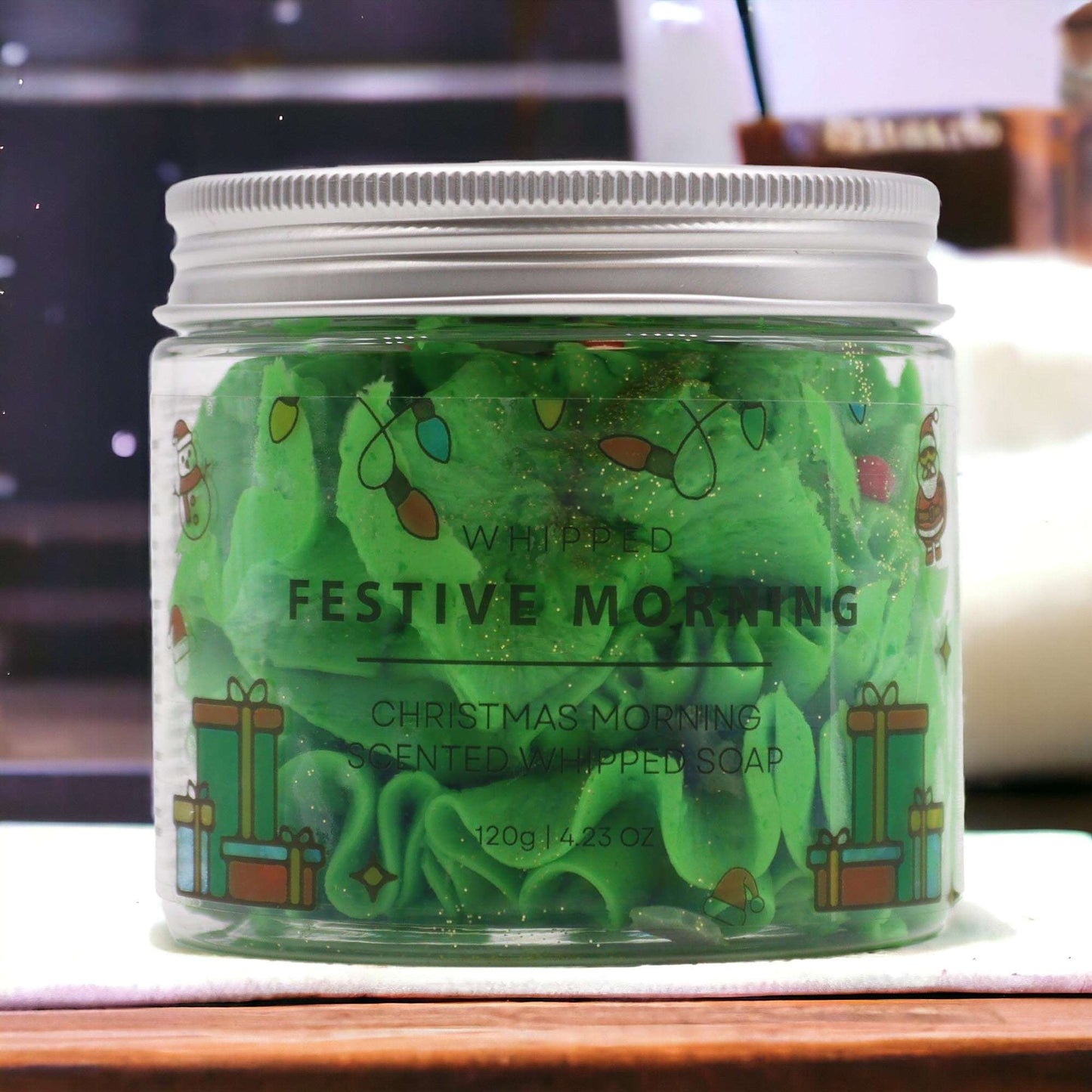 Festive Morning Whipped Cream Soap 120g