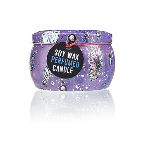 Art Tin Candle - Raspberry