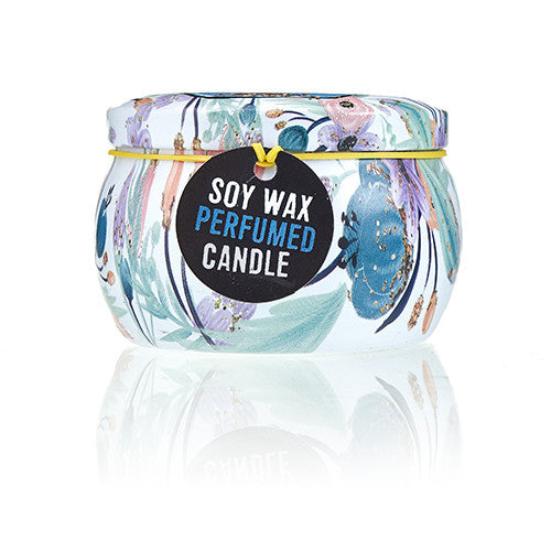Art Tin Candle - Dolly Blue