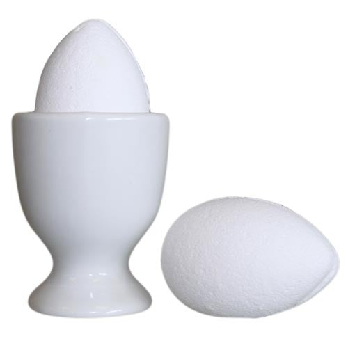 30x Bath Eggs in a Tray - Coconut