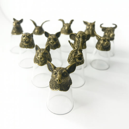 Gift Set of 12 Glasses (25ml) - Forest & Mystical Creatures