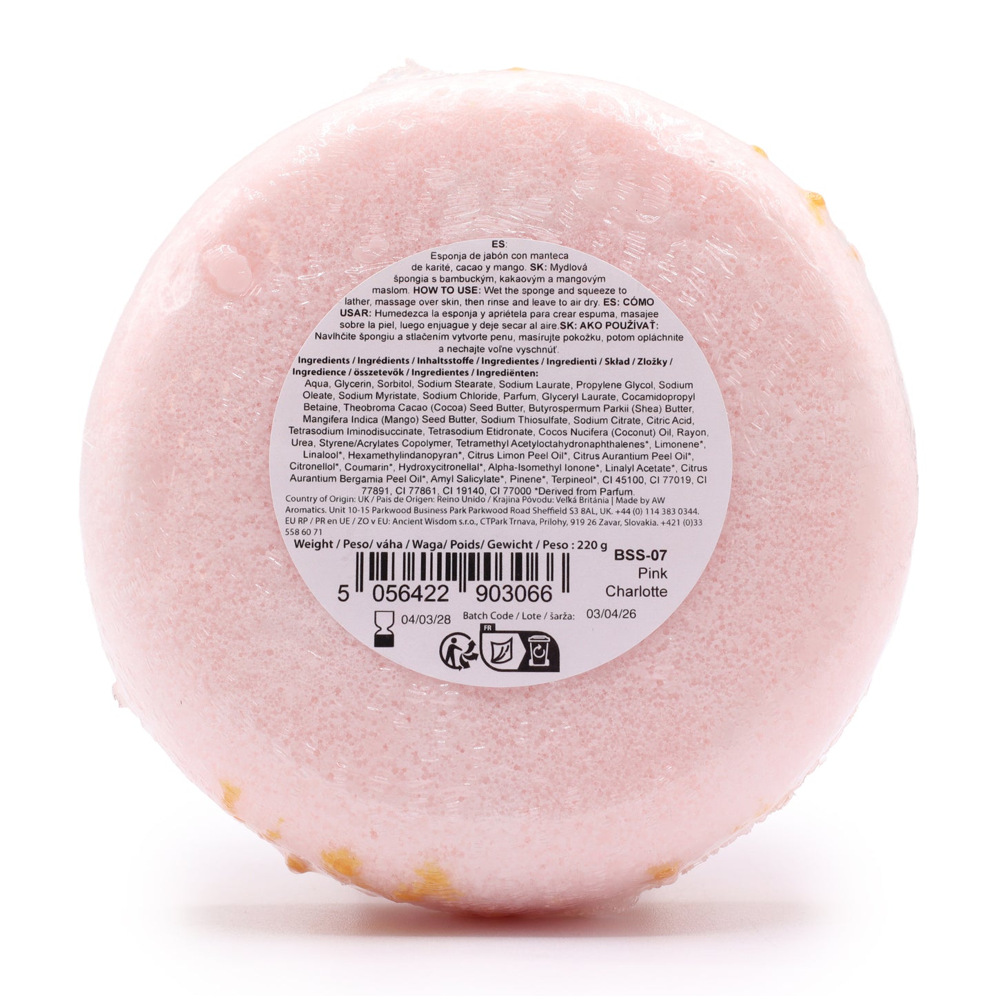 Butter Bubble Soap - Pink Charlotte