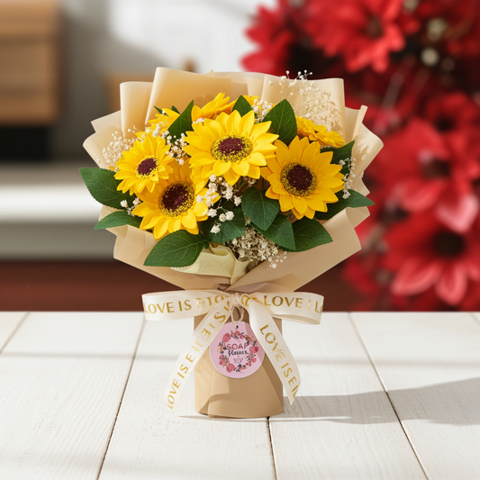 Large Sunflowers Bouquet - Love is Eternal - Gift Card