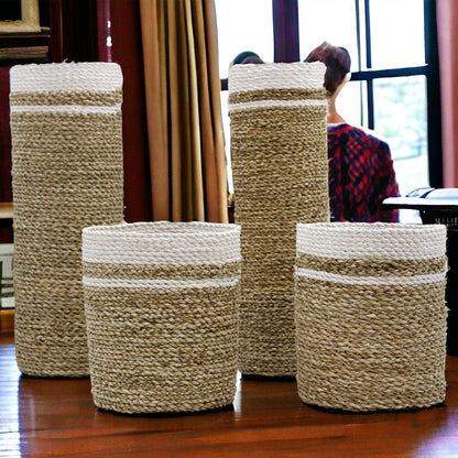 Seagrass Set - 2 Vase & 2 Bins