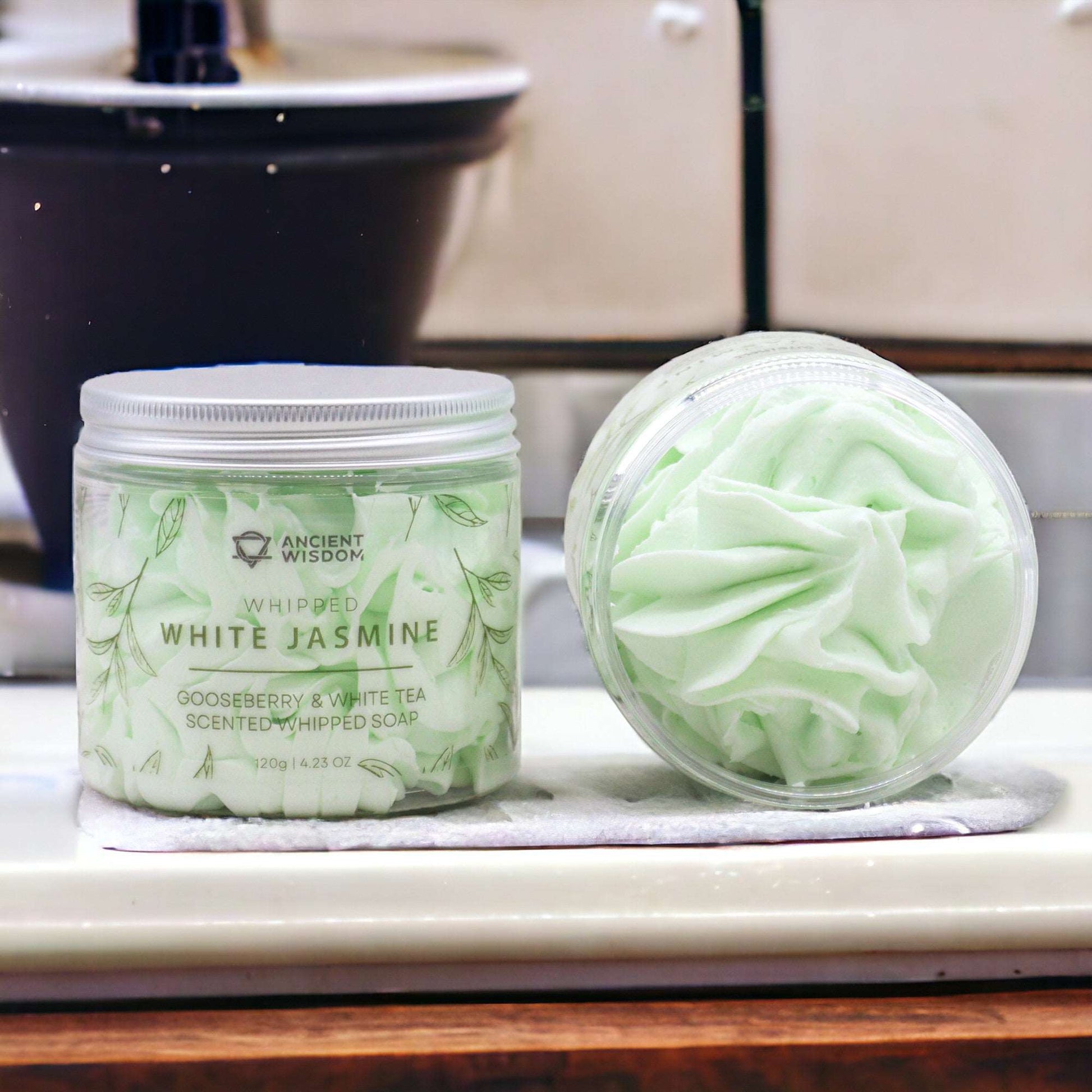 Gooseberry & White Tea Whipped Cream Soap 120g
