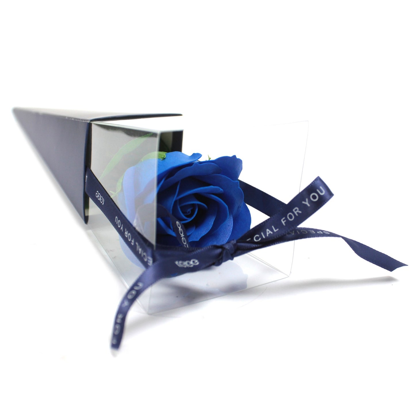 Single Rose - Blue  Rose Soap Flower